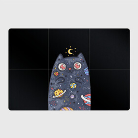 Магнитный плакат 3Х2 с принтом КОСМИЧЕСКИЙ КОТ в Кировске, Полимерный материал с магнитным слоем | 6 деталей размером 9*9 см | артемис | астероиды | вселенная | галактика | диана | звезды | кометы | космос | кот | котенок | котик | луна | месяц | ночь | планеты | сейлор мун | туманность | черная кошка