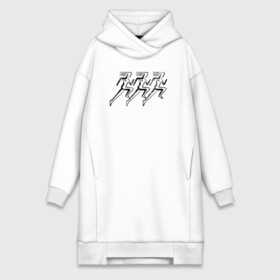 Платье-худи хлопок с принтом Спорт в Кировске,  |  | gift | girl | graffiti | runner | silhouette | sport | white | бегун | белый | граффити | девушка | жоз | подарок | силуэт | спорт