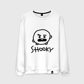 Мужской свитшот хлопок с принтом SHOOKY | BTS в Кировске, 100% хлопок |  | army | bangtan boys | bt21 | bts | bts stickers | chimmy | cooky | k pop | koya | mang | monster | rap monster | rapmon | rj | rm | shooky | tata | van | бтс | ви | джей хоуп | джонгук | кейпоп | реп монстр | стикеры bts | сюга | чимин | чин