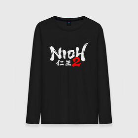 Мужской лонгслив хлопок с принтом NIOH 2 в Кировске, 100% хлопок |  | action | ninja | nioh | nioh 2 | игра про самурая | кровь | меч | ниндзя | ниох | ниох 2 | самурай | экшен.