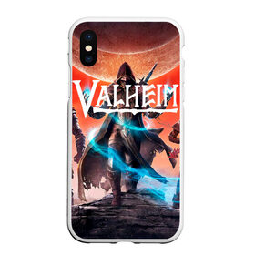 Чехол для iPhone XS Max матовый с принтом Valheim. в Кировске, Силикон | Область печати: задняя сторона чехла, без боковых панелей | esport | games | valheim | валхейм | вальхейм | игроки | игролюбители | игроманы | игры | киберспорт | симулятор выживания | скандинавская мифология | экшен