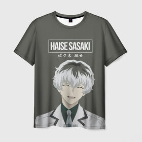 Мужская футболка 3D с принтом HAISE SASAKE Tokyo Ghoul в Кировске, 100% полиэфир | прямой крой, круглый вырез горловины, длина до линии бедер | Тематика изображения на принте: anime | kaneki ken | tokyo ghoul | tokyo ghoul: re | аниме | анимэ | гули | джузо сузуя | канеки кен | кузен йошимура | наки | нишики нишио | ре | ренджи йомо | ризе камиширо | токийский гуль | тоука киришима | ута