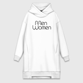 Платье-худи хлопок с принтом Men Women в Кировске,  |  | black | couple | funny | gift | line | lines | man | silhouette | white | woman | белый | женщина | линии | линия | любовь | мужчина | пара | силуэт | смешно | черный