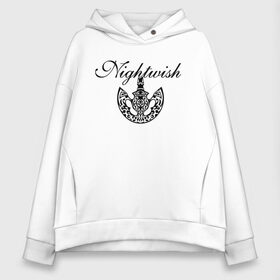 Женское худи Oversize хлопок с принтом Nightwish Logo / Найтвиш (Z) в Кировске, френч-терри — 70% хлопок, 30% полиэстер. Мягкий теплый начес внутри —100% хлопок | боковые карманы, эластичные манжеты и нижняя кромка, капюшон на магнитной кнопке | Тематика изображения на принте: music | night wish | nightwish | nuclear blast | rock | spinefarm | лого | музыка | найт виш | найтвиш | рок | симфоник метал | тарья турунен | флор янсен