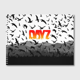Альбом для рисования с принтом DAYZ в Кировске, 100% бумага
 | матовая бумага, плотность 200 мг. | action | day z | dayz | dayz 2 | namalask | standalone. | выживание | дей зи | дейзи | игра | лес | намальск