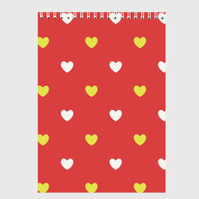 Скетчбук с принтом Сердечки на красном паттерн в Кировске, 100% бумага
 | 48 листов, плотность листов — 100 г/м2, плотность картонной обложки — 250 г/м2. Листы скреплены сверху удобной пружинной спиралью | background | design | fabric | heart | love | pattern | red | romance | romantic | seamless | valentine | красный | любовь | рисунок | романтика | сердце | узор