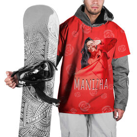 Накидка на куртку 3D с принтом Манижа Manizha в Кировске, 100% полиэстер |  | manizha | далеровна | душанбе | евровидение | евровидение 2021 | манижа | певица | таджикистан | хамраева
