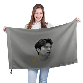 Флаг 3D с принтом Ли Мин Хо Lee Min Ho в Кировске, 100% полиэстер | плотность ткани — 95 г/м2, размер — 67 х 109 см. Принт наносится с одной стороны | lee min ho | автограф | дорамы | ли мин хо | песни | профиль | роли | фильмы | фото