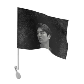 Флаг для автомобиля с принтом Ли Мин Хо Lee Min Ho в Кировске, 100% полиэстер | Размер: 30*21 см | lee min ho | автограф | дорамы | ли мин хо | песни | профиль | роли | фильмы | фото