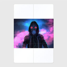 Магнитный плакат 2Х3 с принтом Сталкер в Кировске, Полимерный материал с магнитным слоем | 6 деталей размером 9*9 см | противогаз | рисунок | сталкер | человек | человек в противогазе