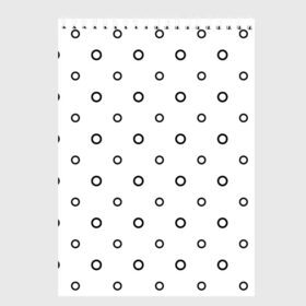Скетчбук с принтом Черно-белый узор в горошек в Кировске, 100% бумага
 | 48 листов, плотность листов — 100 г/м2, плотность картонной обложки — 250 г/м2. Листы скреплены сверху удобной пружинной спиралью | Тематика изображения на принте: abstract | backdrop | background | circle | design | diagonal | dot | fabric | geometric | graphic | illustration | line | paper | pattern | print | rand | repeat | seamless | simple | texture | tile | vector | wallpaper | wave | white | бублики | кружочк