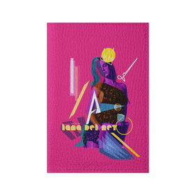 Обложка для паспорта матовая кожа с принтом lana del rey в Кировске, натуральная матовая кожа | размер 19,3 х 13,7 см; прозрачные пластиковые крепления | lana del rey | music | лана дел рей | музыка | певица