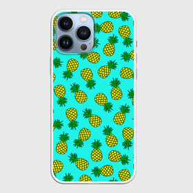 Чехол для iPhone 13 Pro Max с принтом Ананасы аква в Кировске,  |  | ananas | aqua | exotic | food | pineapple | summer | tropical | аква | ананасики | ананасы | десерт | джунгли | еда | лето | листья | море | овощи | океан | острова | отпуск | пальмы | плоды | пляж | растения | тропики | тропические