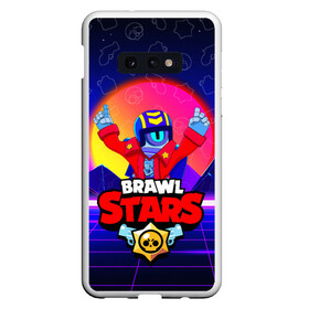 Чехол для Samsung S10E с принтом BRAWL STARS STU в Кировске, Силикон | Область печати: задняя сторона чехла, без боковых панелей | Тематика изображения на принте: brawl stars | skin | stu | бравл старс | бравлеры | персонаж | приватный сервер | робот. | скин | сту