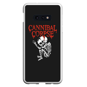 Чехол для Samsung S10E с принтом Cannibal Corpse в Кировске, Силикон | Область печати: задняя сторона чехла, без боковых панелей | cannibal corpse | kreator | slayer | sodom | анархия | блэк метал | гаражный рок | гитара | гранж | дэт метал | металл | панк рок | рок музыка | рок н ролл | рокер | треш метал | труп каннибал | тяжелый рок | хард рок