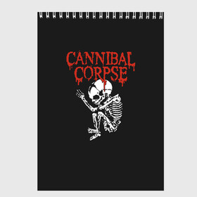 Скетчбук с принтом Cannibal Corpse в Кировске, 100% бумага
 | 48 листов, плотность листов — 100 г/м2, плотность картонной обложки — 250 г/м2. Листы скреплены сверху удобной пружинной спиралью | Тематика изображения на принте: cannibal corpse | kreator | slayer | sodom | анархия | блэк метал | гаражный рок | гитара | гранж | дэт метал | металл | панк рок | рок музыка | рок н ролл | рокер | треш метал | труп каннибал | тяжелый рок | хард рок