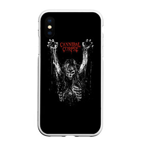 Чехол для iPhone XS Max матовый с принтом Cannibal Corpse в Кировске, Силикон | Область печати: задняя сторона чехла, без боковых панелей | cannibal corpse | kreator | punk rock | slayer | sodom | анархия | блэк метал | гаражный рок | гранж | дэт метал | металл | панк рок | рок музыка | рок н ролл | рокер | треш метал | труп каннибал | тяжелый рок | хард рок