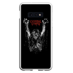 Чехол для Samsung S10E с принтом Cannibal Corpse в Кировске, Силикон | Область печати: задняя сторона чехла, без боковых панелей | cannibal corpse | kreator | punk rock | slayer | sodom | анархия | блэк метал | гаражный рок | гранж | дэт метал | металл | панк рок | рок музыка | рок н ролл | рокер | треш метал | труп каннибал | тяжелый рок | хард рок