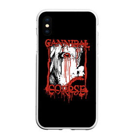 Чехол для iPhone XS Max матовый с принтом Cannibal Corpse в Кировске, Силикон | Область печати: задняя сторона чехла, без боковых панелей | cannibal corpse | kreator | punk rock | slayer | sodom | анархия | блэк метал | гаражный рок | гранж | дэт метал | металл | панк рок | рок музыка | рок н ролл | рокер | треш метал | труп каннибал | тяжелый рок | хард рок