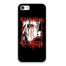 Чехол для iPhone 5/5S матовый с принтом Cannibal Corpse в Кировске, Силикон | Область печати: задняя сторона чехла, без боковых панелей | cannibal corpse | kreator | punk rock | slayer | sodom | анархия | блэк метал | гаражный рок | гранж | дэт метал | металл | панк рок | рок музыка | рок н ролл | рокер | треш метал | труп каннибал | тяжелый рок | хард рок