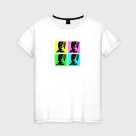 Женская футболка хлопок с принтом Gachimuchi / Гачимучи в Кировске, 100% хлопок | прямой крой, круглый вырез горловины, длина до линии бедер, слегка спущенное плечо | gachimuchi | mem | гачимучи | мем | прикол | юмор