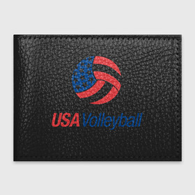 Обложка для студенческого билета с принтом USA Volleyball в Кировске, натуральная кожа | Размер: 11*8 см; Печать на всей внешней стороне | sport | usa | volleyball | америка | волейбол | игра | лето | мяч | пляж | спорт | сша | чемпион