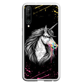 Чехол для Honor P30 с принтом ЕДИНОРОГ | UNICORN RAINBOW в Кировске, Силикон | Область печати: задняя сторона чехла, без боковых панелей | Тематика изображения на принте: abstraction | color | colors | dab | geometry | hexagon | paints | pony | rainbow | unicornis dab | абстракция | брызги | геометрия | даб | единорог | единорог радуга | животные | краски | красочные | ляпистые | неон | неоновый | пони | радуга |