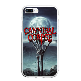 Чехол для iPhone 7Plus/8 Plus матовый с принтом CANNIBAL CORPSE в Кировске, Силикон | Область печати: задняя сторона чехла, без боковых панелей | cannibal corpse | evisceration plague | hammer smashed face. | violence unimagined | дэт метал | музыка | рок | труп каннибала