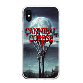 Чехол для iPhone XS Max матовый с принтом CANNIBAL CORPSE в Кировске, Силикон | Область печати: задняя сторона чехла, без боковых панелей | cannibal corpse | evisceration plague | hammer smashed face. | violence unimagined | дэт метал | музыка | рок | труп каннибала