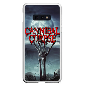 Чехол для Samsung S10E с принтом CANNIBAL CORPSE в Кировске, Силикон | Область печати: задняя сторона чехла, без боковых панелей | cannibal corpse | evisceration plague | hammer smashed face. | violence unimagined | дэт метал | музыка | рок | труп каннибала