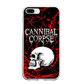 Чехол для iPhone 7Plus/8 Plus матовый с принтом CANNIBAL CORPSE в Кировске, Силикон | Область печати: задняя сторона чехла, без боковых панелей | cannibal corpse | evisceration plague | hammer smashed face. | violence unimagined | дэт метал | музыка | рок | труп каннибала