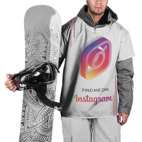 Накидка на куртку 3D с принтом Инстаграм / Instagram в Кировске, 100% полиэстер |  | Тематика изображения на принте: facebook | instagram | инста | инстаграм | платформа | приложение | редактор фотографий | социальная сеть | соцсеть