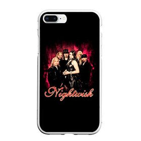 Чехол для iPhone 7Plus/8 Plus матовый с принтом Nightwish в Кировске, Силикон | Область печати: задняя сторона чехла, без боковых панелей | gothic | metall | nightwish | rock | tarja turunen | готические | логотипы рок групп | метал | музыка | найтвиш | рок группы | рокерские | симфоник метал | тарья турунен