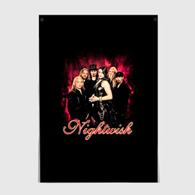 Постер с принтом Nightwish в Кировске, 100% бумага
 | бумага, плотность 150 мг. Матовая, но за счет высокого коэффициента гладкости имеет небольшой блеск и дает на свету блики, но в отличии от глянцевой бумаги не покрыта лаком | gothic | metall | nightwish | rock | tarja turunen | готические | логотипы рок групп | метал | музыка | найтвиш | рок группы | рокерские | симфоник метал | тарья турунен