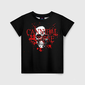 Детская футболка 3D с принтом Cannibal Corpse в Кировске, 100% гипоаллергенный полиэфир | прямой крой, круглый вырез горловины, длина до линии бедер, чуть спущенное плечо, ткань немного тянется | cannibal | cannibal corpse | corpse | trash | алекс уэбстер | брутальный дэт метал | джордж фишер | дэт метал | дэтграйнд | пол мазуркевич | пэт обрайэн | роб барретт