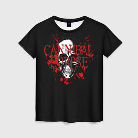 Женская футболка 3D с принтом Cannibal Corpse в Кировске, 100% полиэфир ( синтетическое хлопкоподобное полотно) | прямой крой, круглый вырез горловины, длина до линии бедер | cannibal | cannibal corpse | corpse | trash | алекс уэбстер | брутальный дэт метал | джордж фишер | дэт метал | дэтграйнд | пол мазуркевич | пэт обрайэн | роб барретт