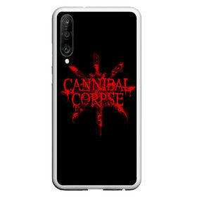 Чехол для Honor P30 с принтом Cannibal Corpse в Кировске, Силикон | Область печати: задняя сторона чехла, без боковых панелей | cannibal | cannibal corpse | corpse | trash | алекс уэбстер | брутальный дэт метал | дэт метал | дэтграйнд | пол мазуркевич