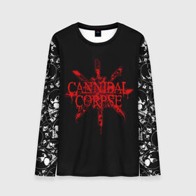 Мужской лонгслив 3D с принтом Cannibal Corpse в Кировске, 100% полиэстер | длинные рукава, круглый вырез горловины, полуприлегающий силуэт | cannibal | cannibal corpse | corpse | trash | алекс уэбстер | брутальный дэт метал | дэт метал | дэтграйнд | пол мазуркевич