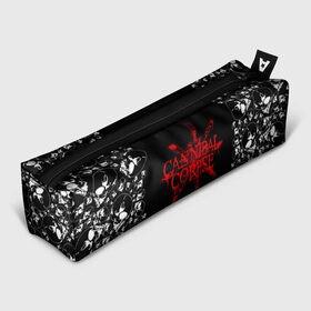 Пенал 3D с принтом Cannibal Corpse в Кировске, 100% полиэстер | плотная ткань, застежка на молнии | cannibal | cannibal corpse | corpse | trash | алекс уэбстер | брутальный дэт метал | дэт метал | дэтграйнд | пол мазуркевич