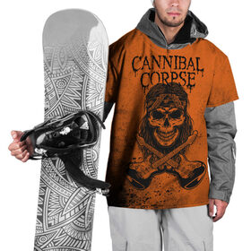 Накидка на куртку 3D с принтом Гитарист в Кировске, 100% полиэстер |  | cannibal corpse | арт | графика | группа | лого | музыка | постер