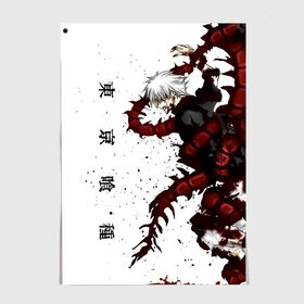 Постер с принтом Какуджа | Токийский гуль в Кировске, 100% бумага
 | бумага, плотность 150 мг. Матовая, но за счет высокого коэффициента гладкости имеет небольшой блеск и дает на свету блики, но в отличии от глянцевой бумаги не покрыта лаком | anime | kaneki ken | tokyo ghoul | tokyo ghoul: re | аниме | анимэ | гули | джузо сузуя | канеки кен | кузен йошимура | наки | нишики нишио | ре | ренджи йомо | ризе камиширо | токийский гуль | тоука киришима | ута