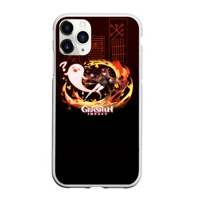 Чехол для iPhone 11 Pro Max матовый с принтом Genshin Impact - Hu Tao в Кировске, Силикон |  | anime | fire | firefly | game | gamer | genshin | genshin impact | hu tao | hutao | impact | аниме | архонт | ваншу | геншин | геншин импакт | дилюк | импакт | ли юэ | огонь | призрак | ху тао | хутао