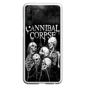 Чехол для Honor P30 с принтом Cannibal Corpse в Кировске, Силикон | Область печати: задняя сторона чехла, без боковых панелей | canibal corpse | cannibal corpse | death metal | группы | дэт метал | канибал корпс | метал | рок