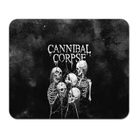 Коврик для мышки прямоугольный с принтом Cannibal Corpse в Кировске, натуральный каучук | размер 230 х 185 мм; запечатка лицевой стороны | canibal corpse | cannibal corpse | death metal | группы | дэт метал | канибал корпс | метал | рок