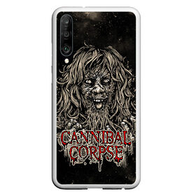 Чехол для Honor P30 с принтом Cannibal Corpse в Кировске, Силикон | Область печати: задняя сторона чехла, без боковых панелей | canibal corpse | cannibal corpse | death metal | группы | дэт метал | канибал корпс | метал | рок