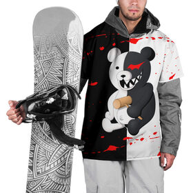 Накидка на куртку 3D с принтом MONOKUMA  МОНОКУМА в Кировске, 100% полиэстер |  | Тематика изображения на принте: anime | danganronpa | enoshima | junko | monokuma | аниме | джунко | игра | манга | медведь | монокума | робот медведь | эношима