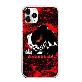 Чехол для iPhone 11 Pro матовый с принтом MONOKUMA  МОНОКУМА BLOOD в Кировске, Силикон |  | Тематика изображения на принте: anime | danganronpa | enoshima | junko | monokuma | аниме | джунко | игра | кровь | манга | медведь | монокума | робот медведь | эношима