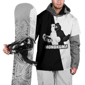 Накидка на куртку 3D с принтом МОНОКУМА в Кировске, 100% полиэстер |  | anime | danganronpa | enoshima | junko | monokuma | аниме | джунко | игра | манга | медведь | монокума | робот медведь | эношима