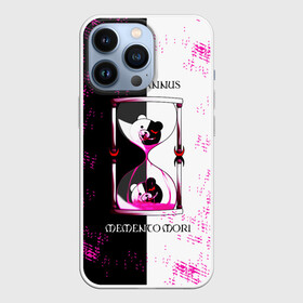 Чехол для iPhone 13 Pro с принтом MONOKUMA  МОНОКУМА HOURGLASS в Кировске,  |  | anime | danganronpa | enoshima | junko | monokuma | аниме | джунко | игра | манга | медведь | монокума | песочные часы | робот медведь | эношима