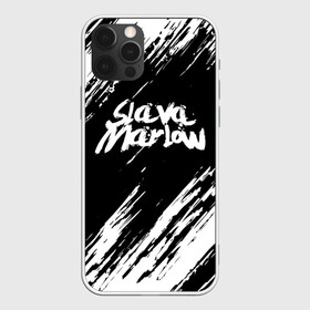 Чехол для iPhone 12 Pro Max с принтом SLAVA MARLOW | СЛАВА МАРЛОУ в Кировске, Силикон |  | rap | slava marlow | артём готлиб | видеоблогер и рэпер | российский музыкальный продюсер | рэп | слава марлоу